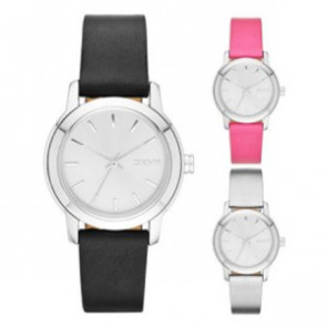 Bracelet de montre DKNY NY2269 Pink Cuir Rose