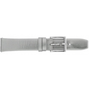 Bracelet de montre DKNY NY2435 Silver Cuir Gris 18mm