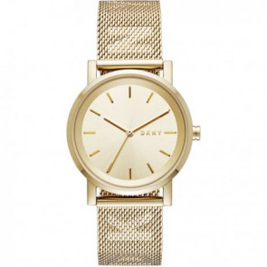 Bracelet de montre DKNY NY2621 Acier Plaqué or 18mm
