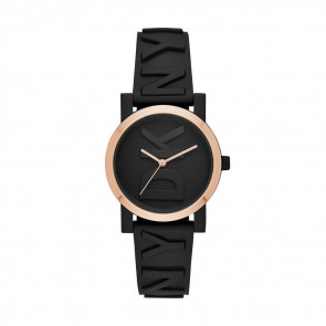 Bracelet de montre DKNY NY2727 Plastique Noir 16mm