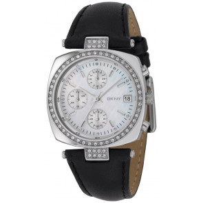 Bracelet de montre DKNY NY4910 Cuir Noir 9mm
