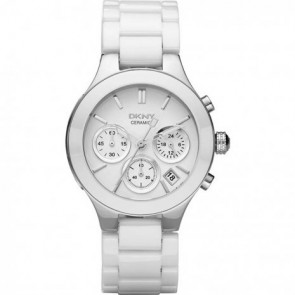 Bracelet de montre DKNY NY4912 Céramique Blanc 11mm