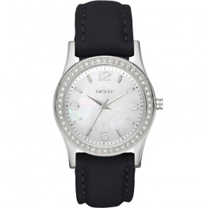Bracelet de montre DKNY NY8370 Cuir Noir