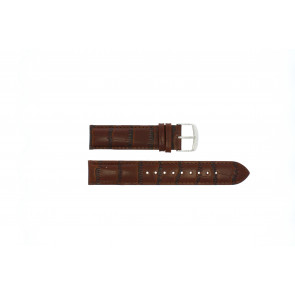 Timex bracelet de montre P2N942 Cuir Brun 20mm + coutures brunes