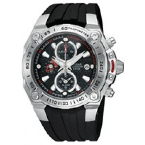 Bracelet de montre Seiko PF3833X1-YM62-X202 Caoutchouc Noir