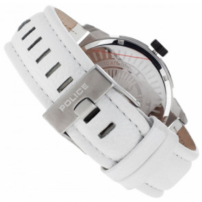 Bracelet de montre Police PL-12739JIS/04A Cuir Blanc
