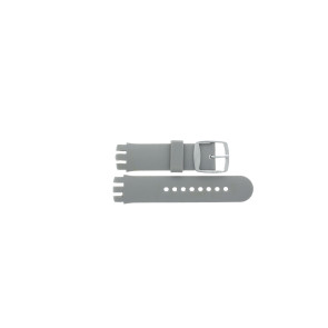 Horlogeband Universeel 246-SCGR Silicoon Grijs 21mm