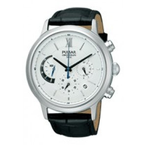 Bracelet de montre Pulsar PU6005X1.VK83-X002 Cuir Noir 22mm