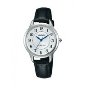 Bracelet de montre Lorus PC21-X094 / RG253JX9 / RHU043X Cuir Noir 12mm