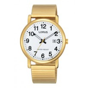 Bracelet de montre Lorus RG860CX9 / RHA064X / VJ32-X246 Acier Plaqué or 20mm