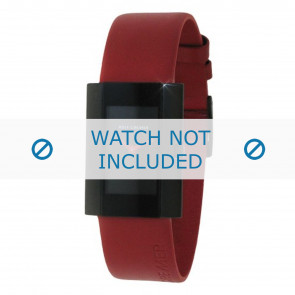 Rolf Cremer bracelet de montre 501005 Cuir Rouge 18mm