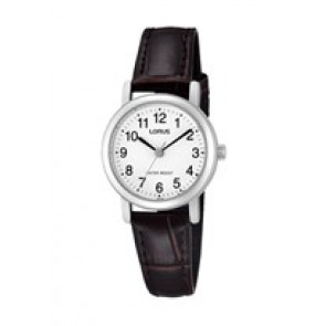 Bracelet de montre Lorus V501-X471 / RRS57UX9 / RHU012X Cuir Brun 13mm
