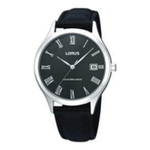 Bracelet de montre Lorus VX42-X299 / RXH87HX9 / RR017X Cuir Noir