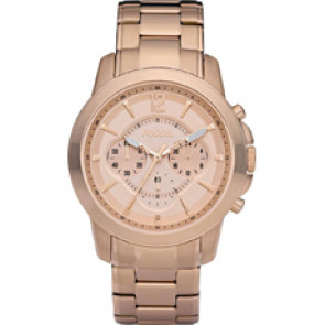 Bracelet de montre Fossil S4635 Acier inoxydable Rosé 22mm