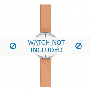 Bracelet de montre Skagen SKW2594 Cuir Brun clair 12mm
