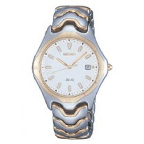Bracelet de montre Seiko SKK002F1 / 7N32-F010 / 43K7LB Acier Bicolore 8mm