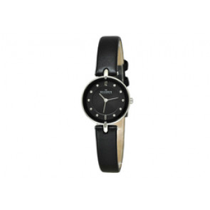 Bracelet de montre Skagen SKW2011 Cuir Noir