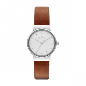 Bracelet de montre Skagen SKW2192 Cuir Brun 14mm