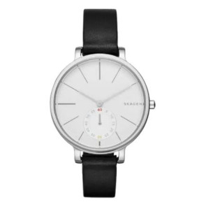 Bracelet de montre Skagen SKW2435 Cuir Noir 12mm