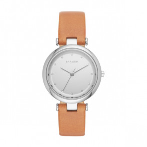 Bracelet de montre Skagen SKW2455 Cuir Brun 14mm