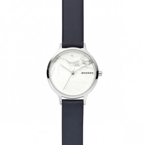 Bracelet de montre Skagen SKW2719 Cuir Bleu 14mm