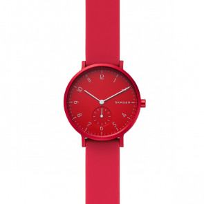 Bracelet de montre Skagen SKW2765 Silicone Rouge 16mm