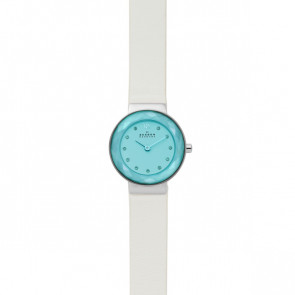 Bracelet de montre Skagen SKW2779 Cuir Blanc 12mm
