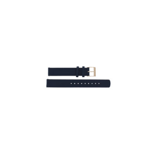 Bracelet de montre Skagen SKW2838 Cuir Bleu 14mm