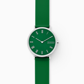 Bracelet de montre Skagen SKW2884 Silicone Vert 16mm