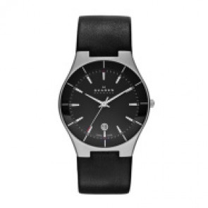 Bracelet de montre Skagen SKW6039 Cuir Noir 10-12mm