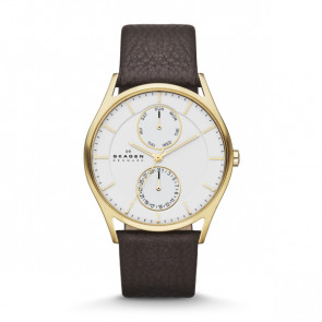 Bracelet de montre Skagen SKW6066 Cuir Brun 22mm