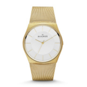 Bracelet de montre Skagen SKW6069 Acier Plaqué or 28mm