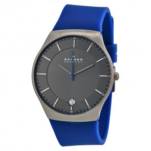Bracelet de montre Skagen SKW6072 Plastique Bleu