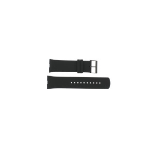 Bracelet de montre Skagen SKW6087 Caoutchouc Noir 26mm