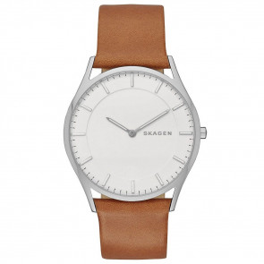 Bracelet de montre Skagen SKW6219 Cuir Cognac 22mm