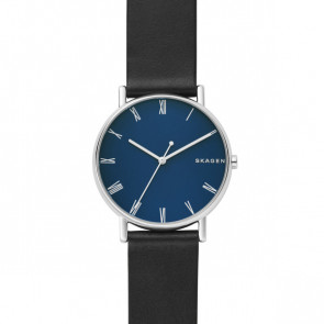 Bracelet de montre Skagen SKW6434 Cuir Noir 20mm