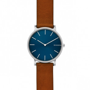 Bracelet de montre Skagen SKW6446 Cuir Cognac 18mm