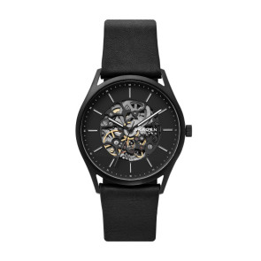 Bracelet de montre Skagen SKW6580 Cuir Noir 20mm