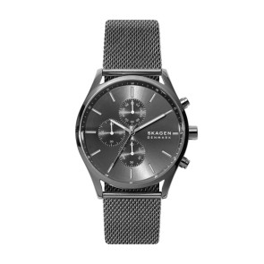 Bracelet de montre Skagen SKW6608 Milanais Gris anthracite 22mm