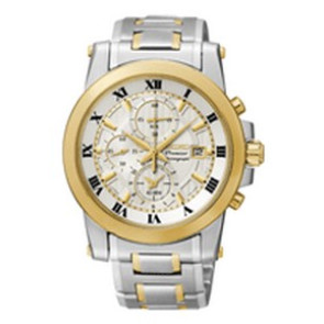 Bracelet de montre Seiko SNAF32P1 / 7T62-0LE0 Acier Bicolore 21mm