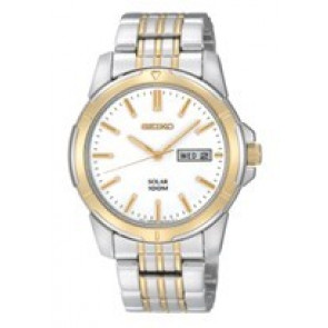 Bracelet de montre Seiko SNE094P1 / V158-0AD0 / EE20J04 Acier Bicolore 20mm