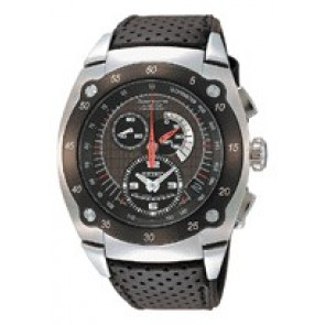 Bracelet de montre Seiko SNL043P2-7L22-0AS0 Cuir Noir