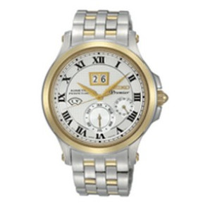 Bracelet de montre Seiko Premier / SNP042P1 / 7D48-0AG0 03B / M0NB111C0 Acier Bicolore 20mm