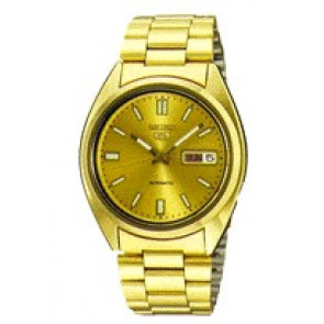 Bracelet de montre Seiko SNXS80K1 / 7S26-0480 / B1497G Acier Plaqué or 19mm
