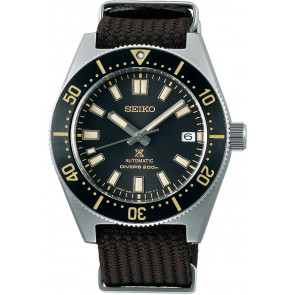 Bracelet de montre Seiko SPB239J1 / 6R35-00P0 / L0N3013J0 Nylon Brun 20mm