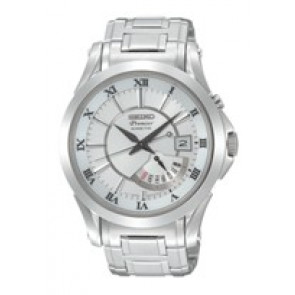 Bracelet de montre Seiko 5M54-0AA0 / SRN001P1 / 4A081JM Acier Acier 21mm