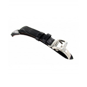 Bracelet de montre Seiko 4R39-00A0 / SSA021J2 / L01J011J0 Cuir Noir 20mm