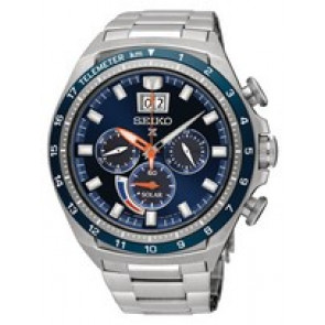 Bracelet de montre Seiko SSC601P1 / V194 0AA0 / M0FP418J0 Acier 22mm
