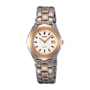 Bracelet de montre Seiko 7N89-0410 / SXC406P1 / 44V6LB Acier Bicolore 13mm