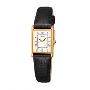 Bracelet de montre Seiko SXGC62P9-1N01-5G40 Cuir Noir 14mm